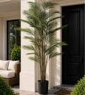 7ft Artificial UV Palm Tree with realistic green fronds in pot